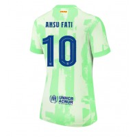 Maglie da calcio Barcelona Ansu Fati #10 Terza Maglia Femminile 2024-25 Manica Corta